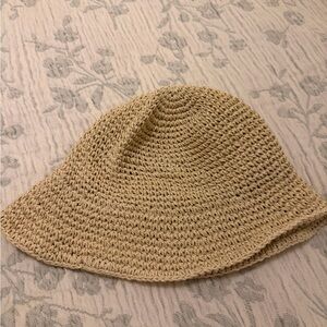 Elegant Tan Crochet Hat